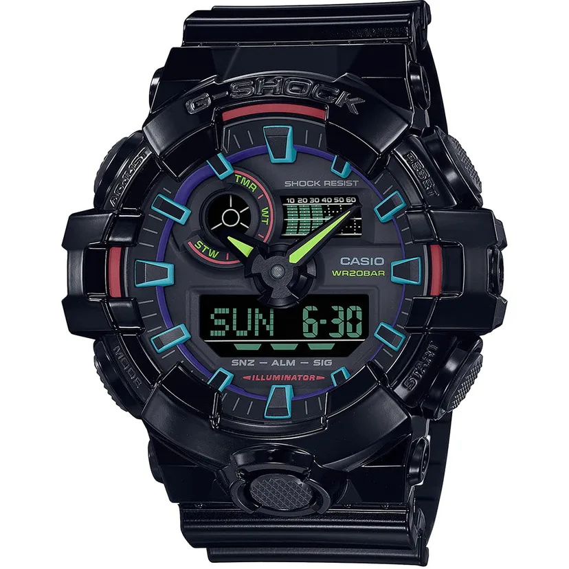 ساعت مچی کاسیو GA-700RGB-1ADR