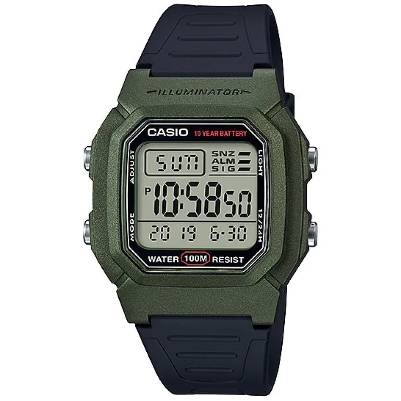 casio watch w-800hm-3avdf