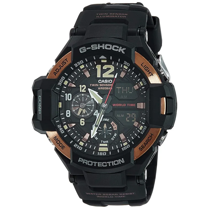 casio watch ga-1100rg-1adr