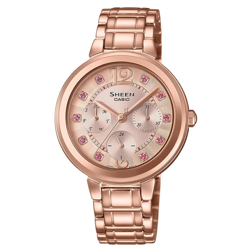 casio watch she-3048pg-4budr