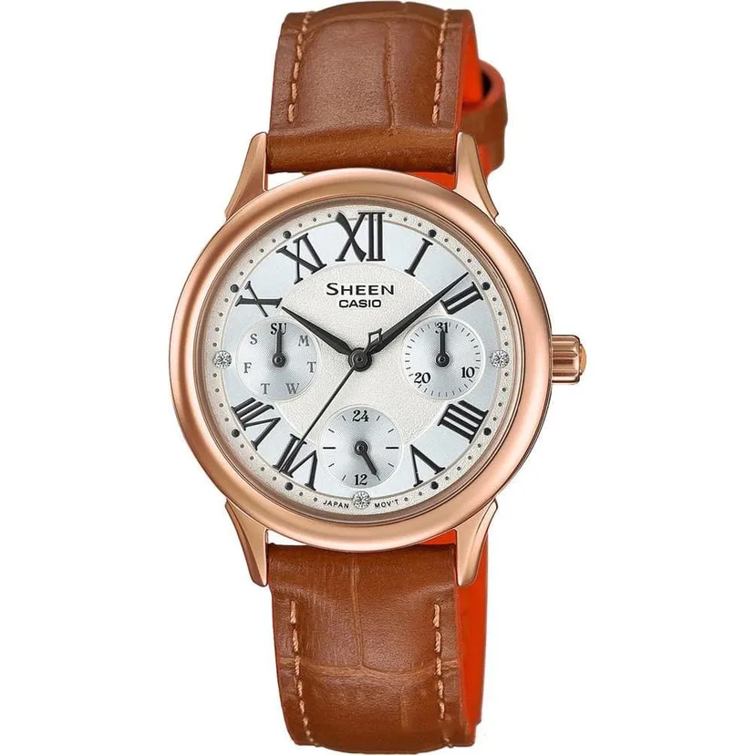casio watch she-3049pgl-7a