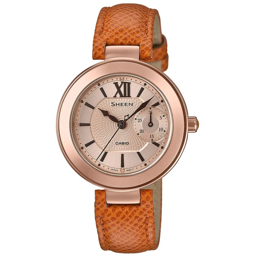 casio watch she-3051pgl-7a