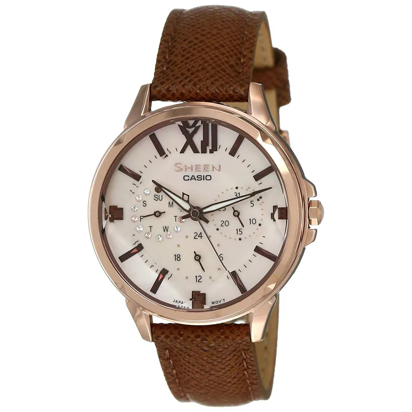 casio watch she-3056pgl-7a
