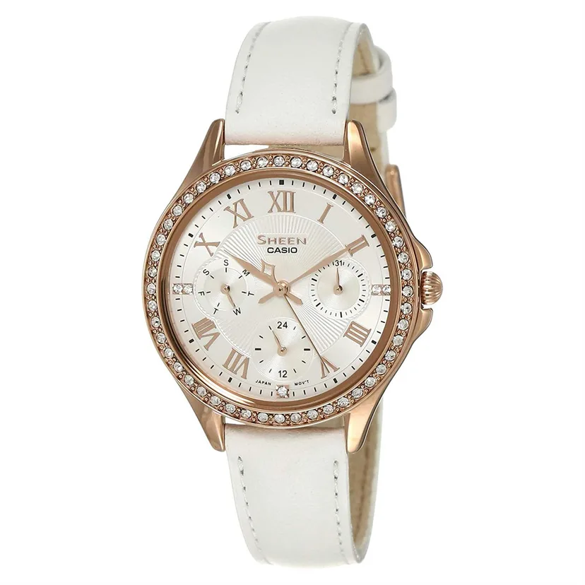 casio watch she-3062pgl-7a
