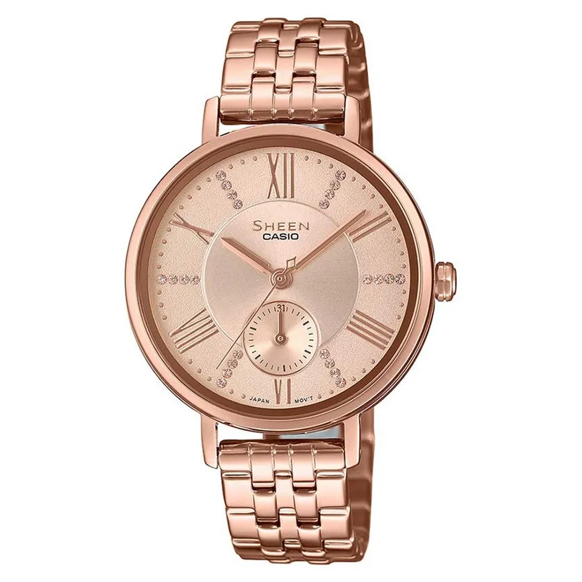 casio watch she-3066pg-4audf