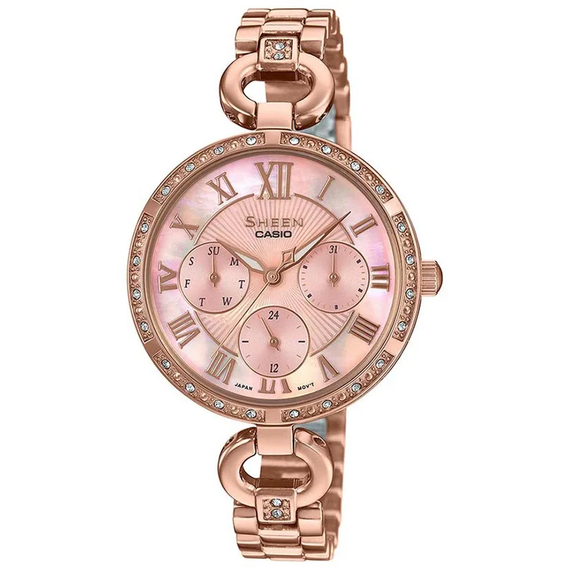 casio watch she-3067pg-4audf