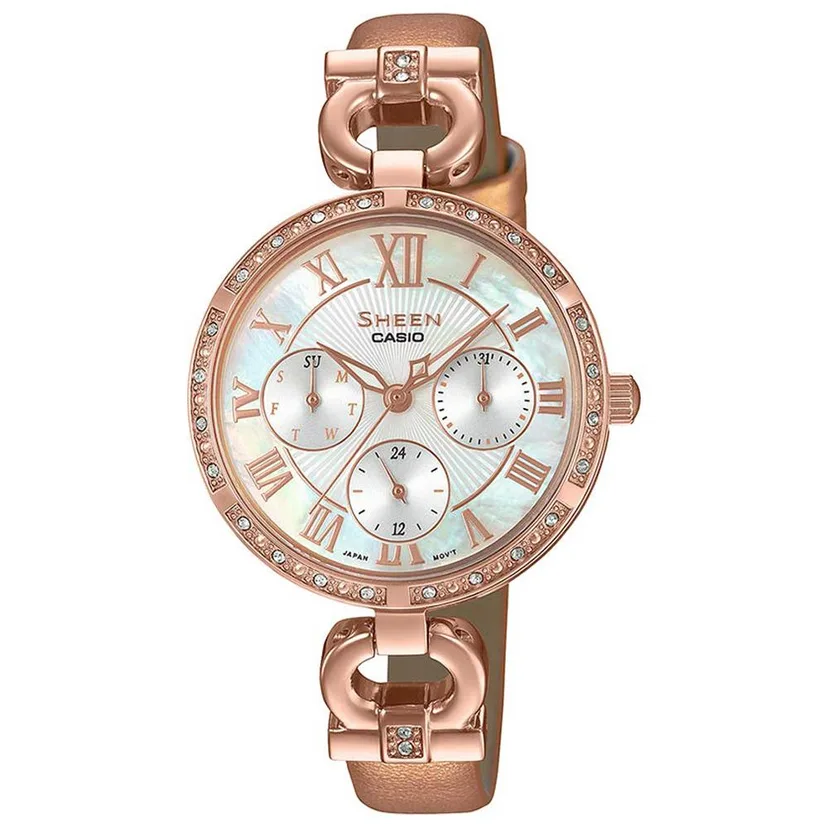 casio watch she-3067pgl-7budf