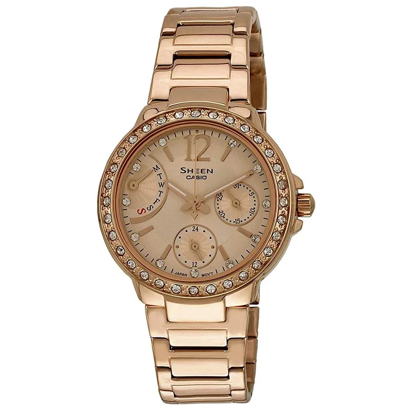 casio watch she-3805pg-9a