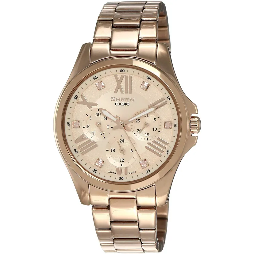 casio watch she-3806pg-9a