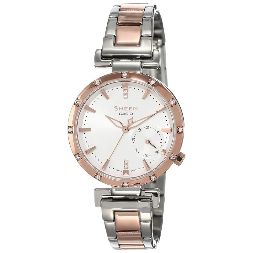 casio watch she-4051spg-7audf