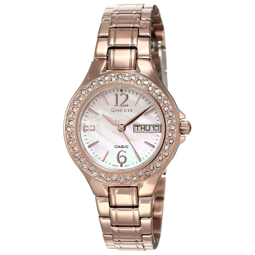casio watch she-4800pg-9a
