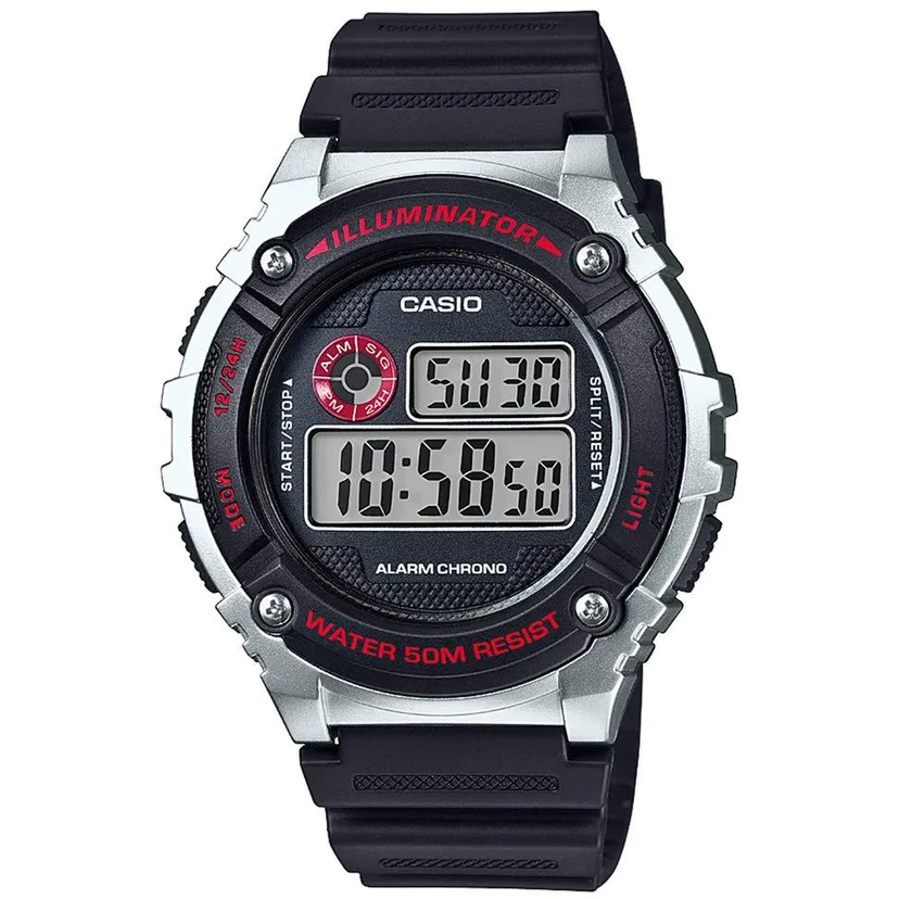 casio watch w-216h-1cvdf