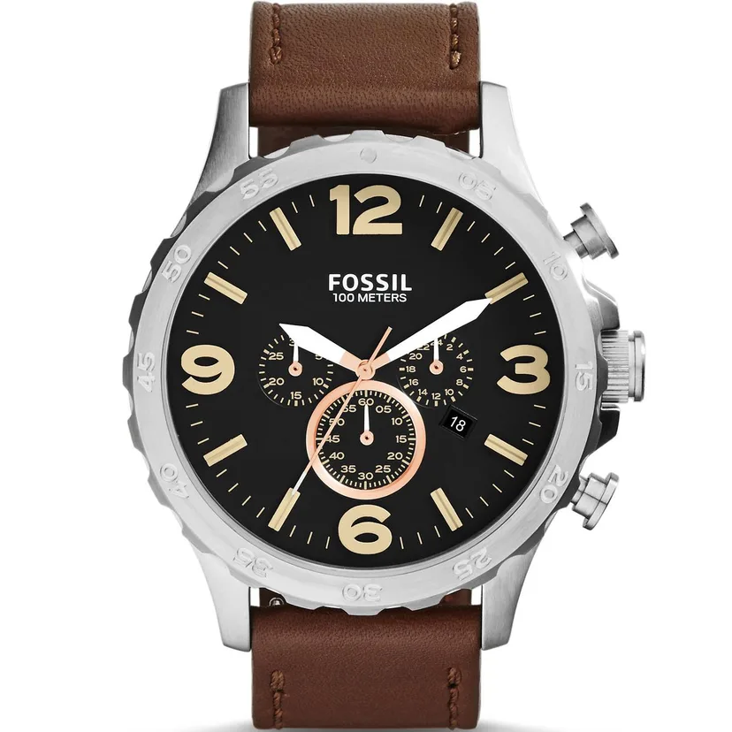 ساعت مچی فسیل نام NATE CHRONOGRAPH کد JR1475