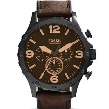 ساعت مچی فسیل نام NATE CHRONOGRAPH کد JR1487