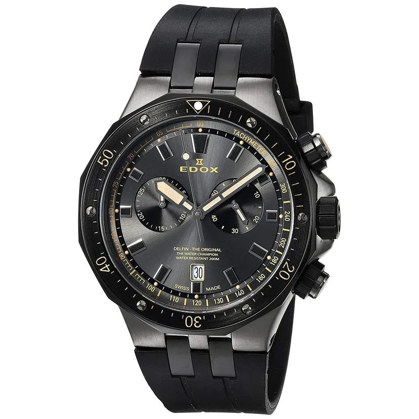 edox watch 10109357gncaninb