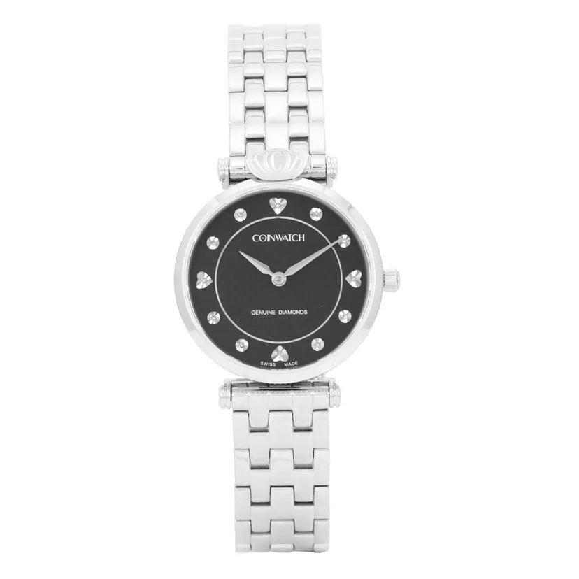 ساعت مچی زنانه کوین واچ coinwatch کد C195SBK
