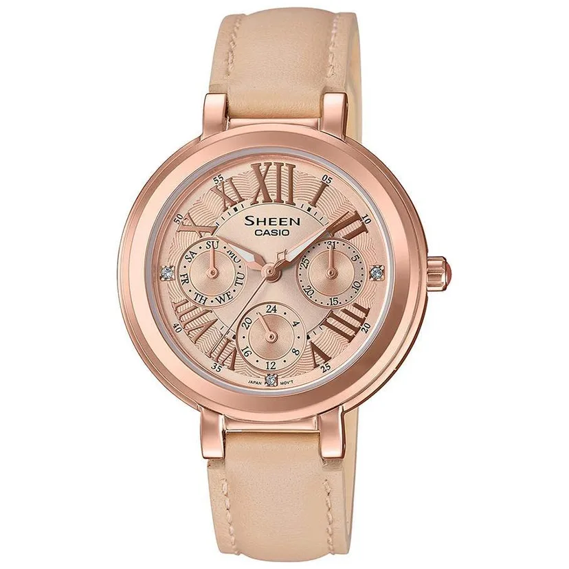 casio watch she-3034gl-9audf