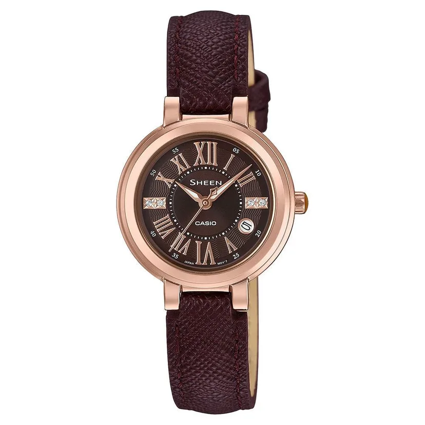 casio watch she-4029pgl-5a