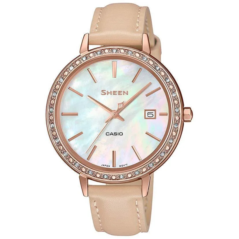 casio watch she-4052pgl-7budf