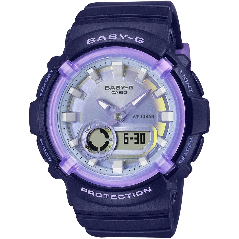 casio watch bga-280dr-2adr