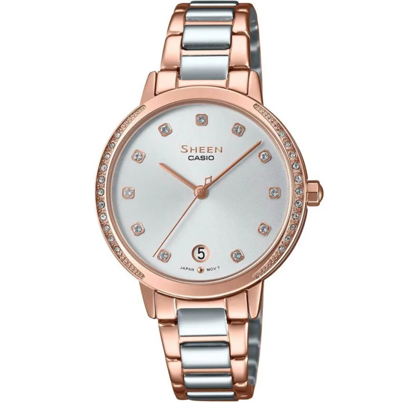casio watch she-4056spg-7audf